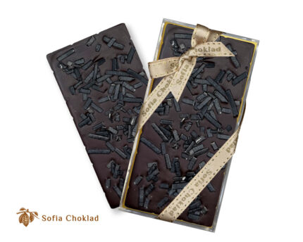 Dark Chocolate with Sprinkles Salt Licorice - 137g