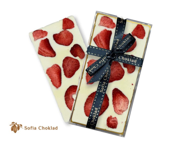 White Chocolate with Strawberry - 110g