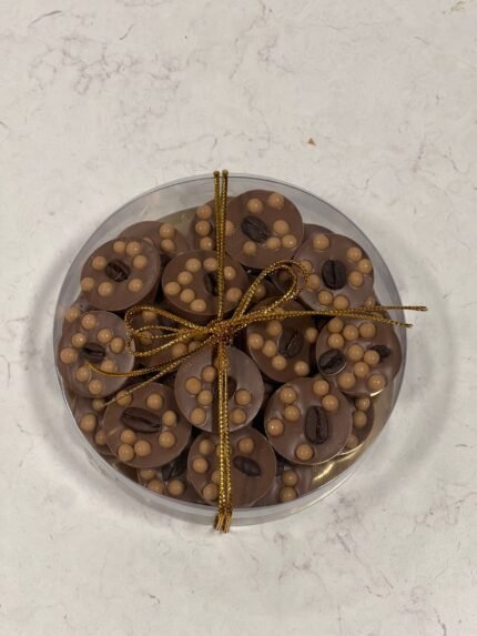 Milk Chocolate Coffee Beans with Salted Caramel - 150g